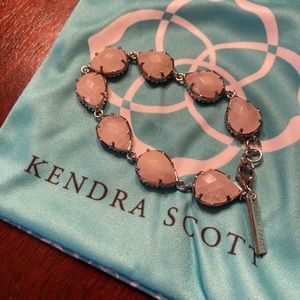 Kendra Scott Brynn Bracelet with Rose Quartz Stone